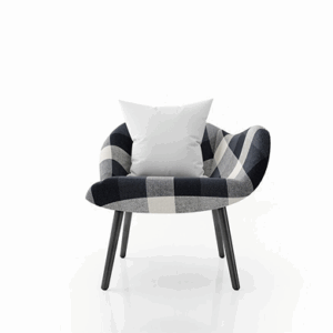 Modern Plaid Armchair